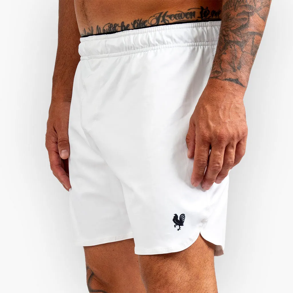 The TTWD Pure Training Shorts - All-Terrain-Flex™ - WHITE