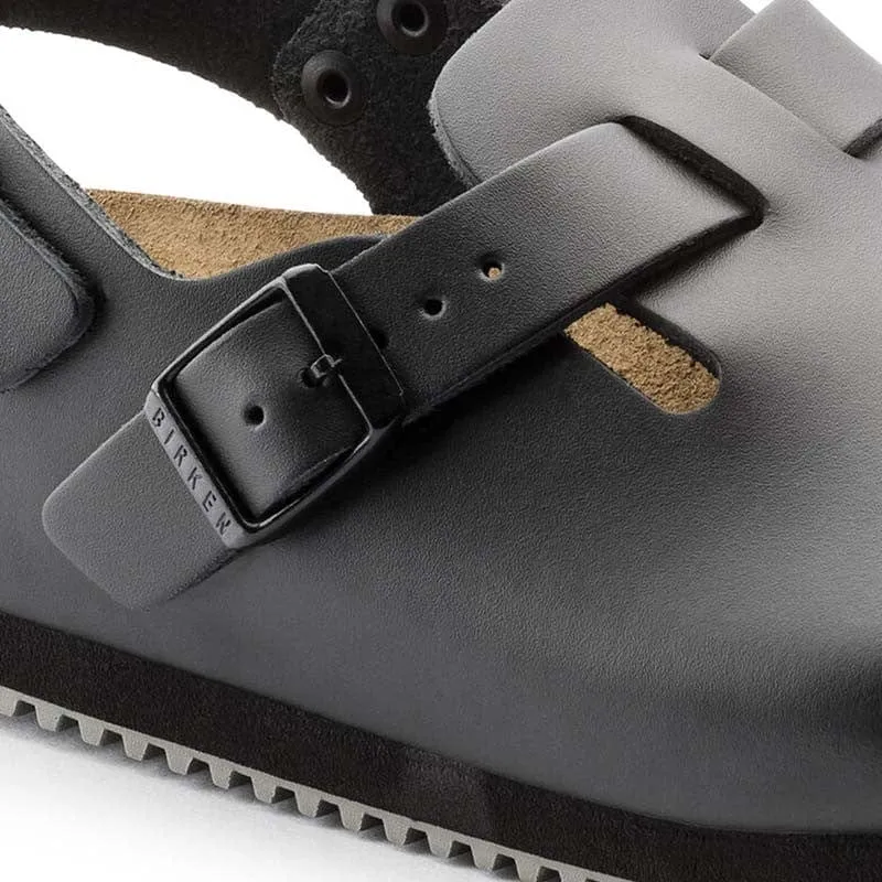Tokio Black Leather Mixed Work Clog - BIRKENSTOCK