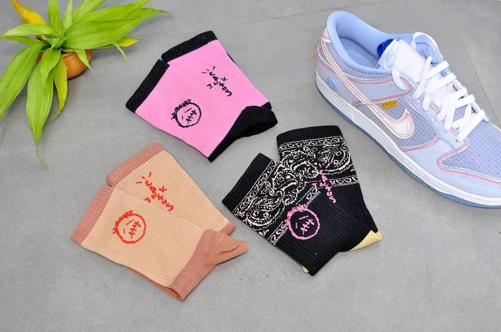 Travis Scott Socks | Travis Socks Combo  Pack of 3 | Kicks Machine