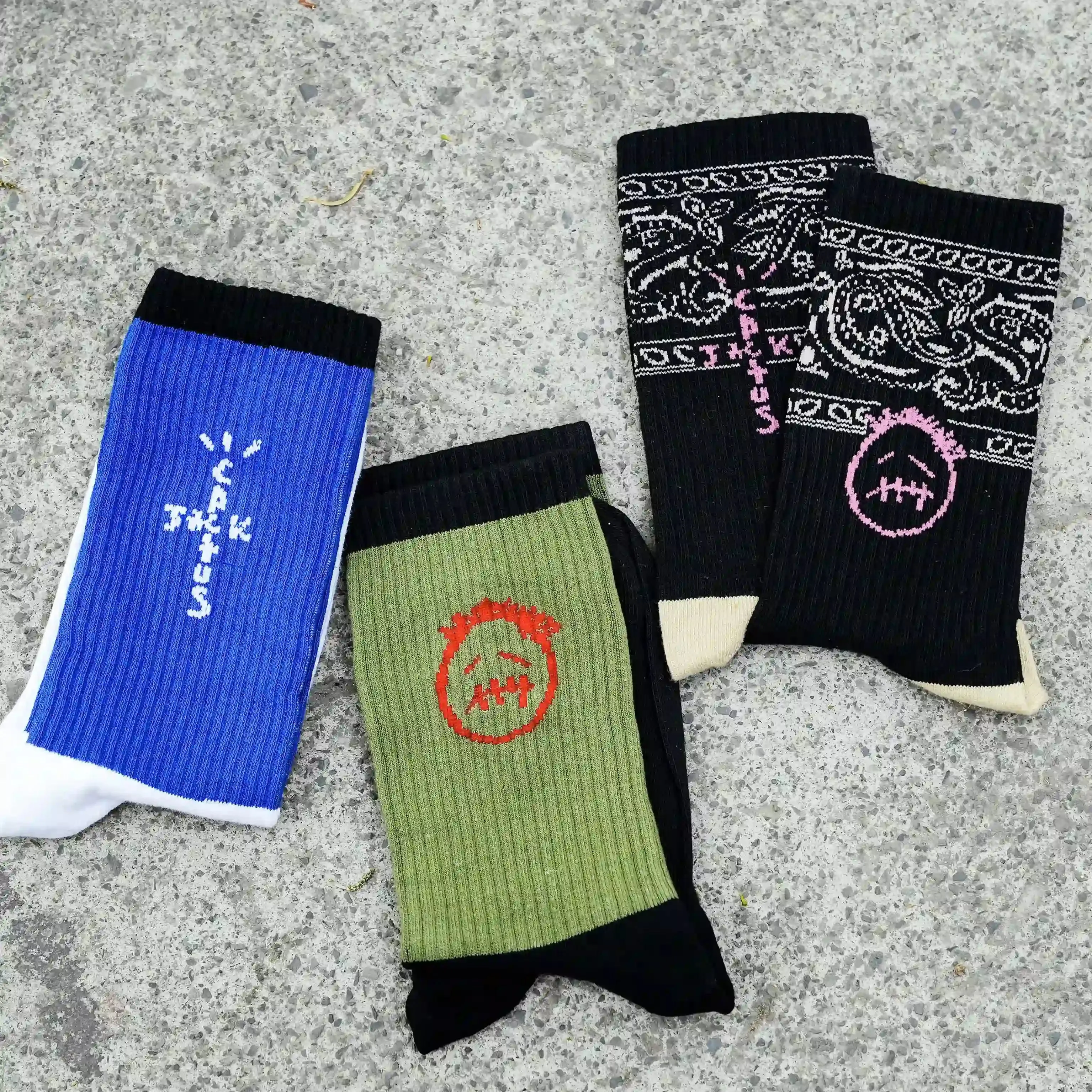Travis Scott Socks | Travis Socks Combo  Pack of 3 | Kicks Machine