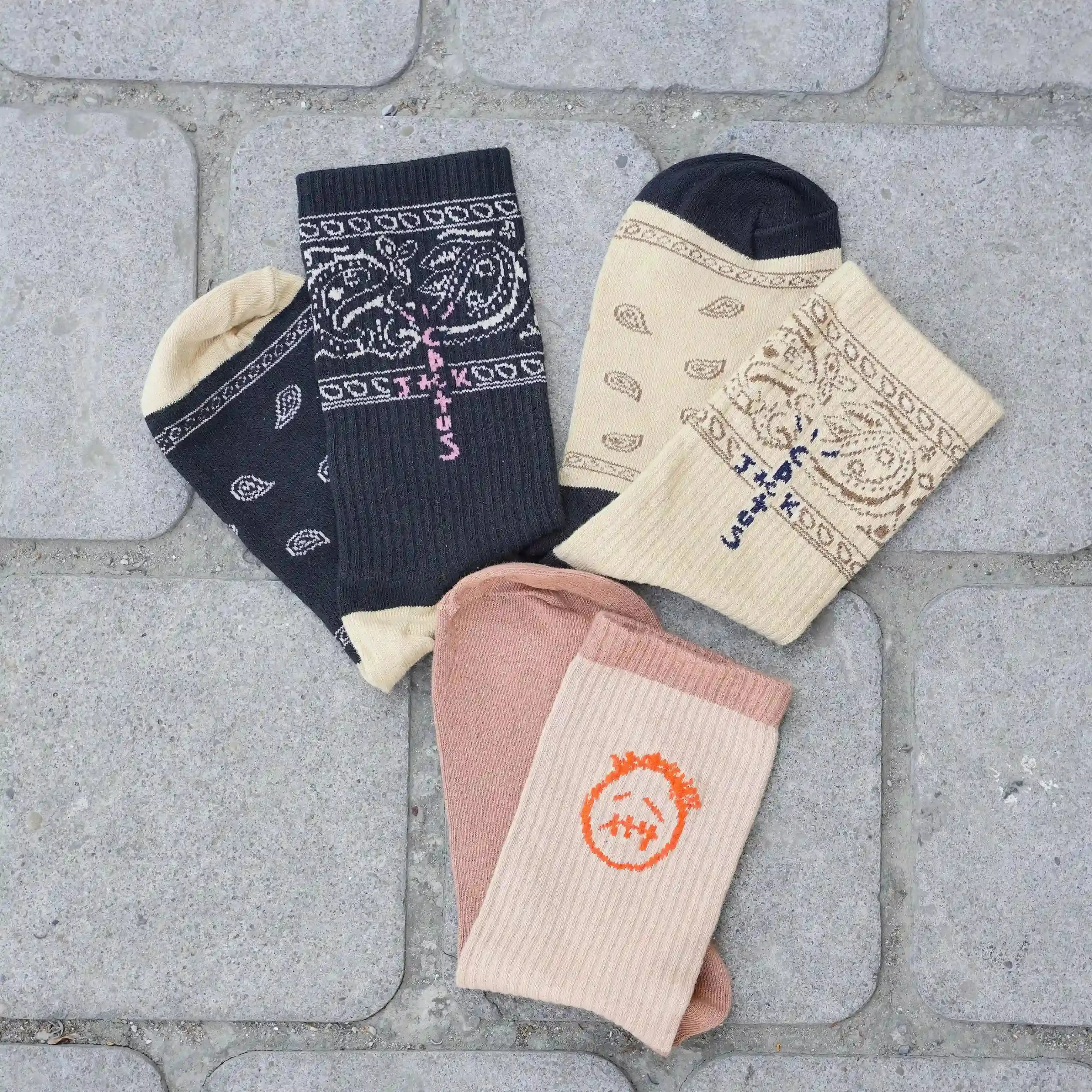 Travis Scott Socks | Travis Socks Combo  Pack of 3 | Kicks Machine