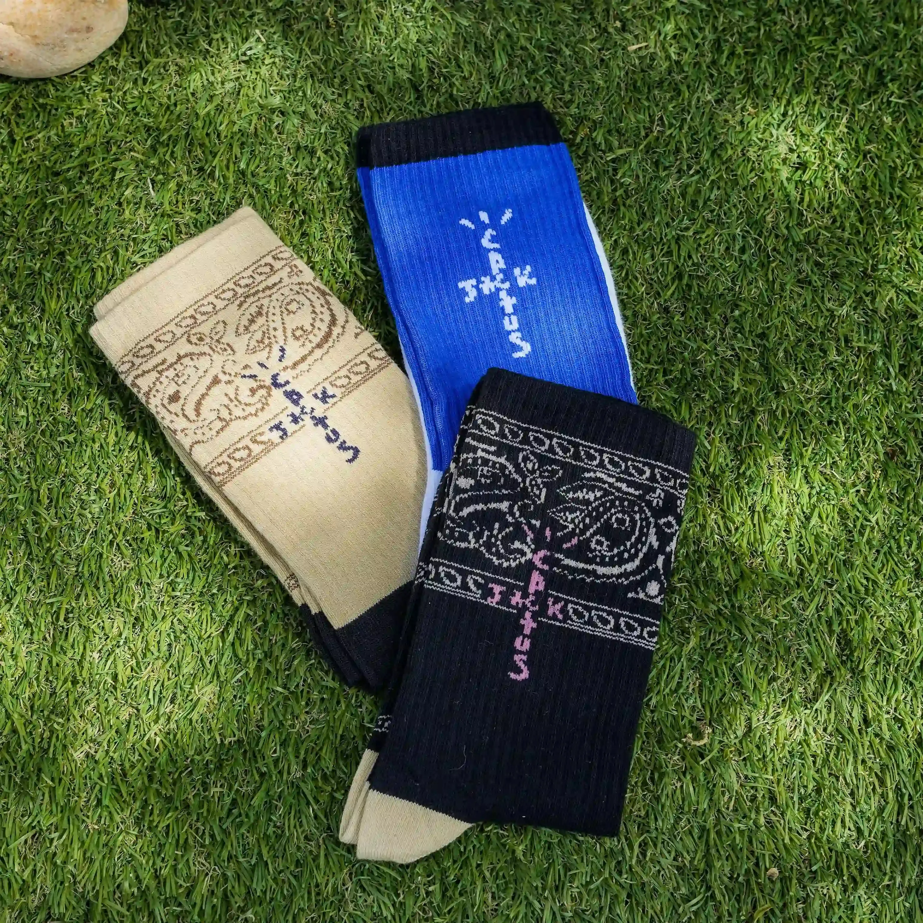 Travis Scott Socks | Travis Socks Combo  Pack of 3 | Kicks Machine