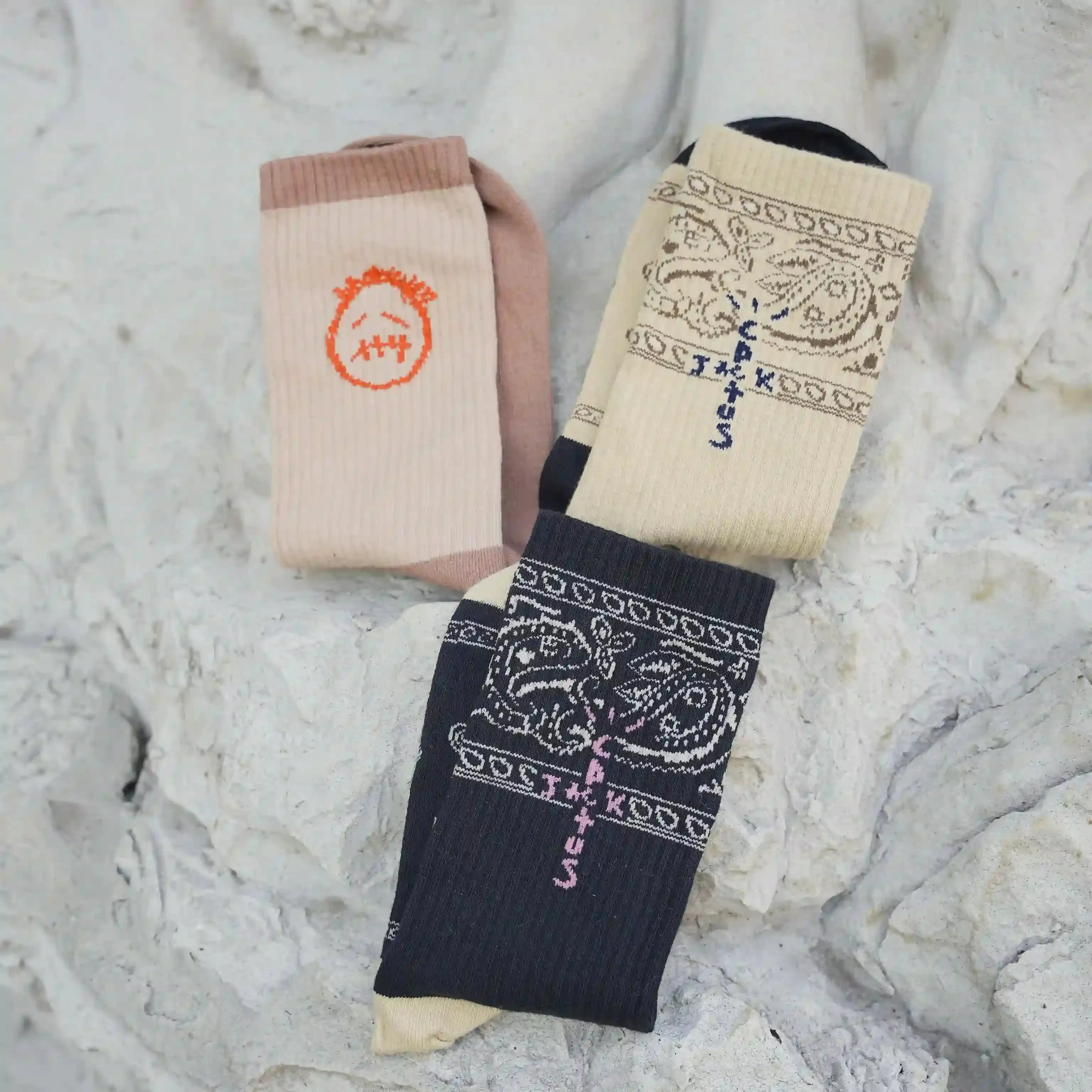Travis Scott Socks | Travis Socks Combo  Pack of 3 | Kicks Machine