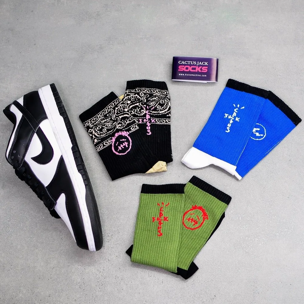 Travis Scott Socks | Travis Socks Combo  Pack of 3 | Kicks Machine