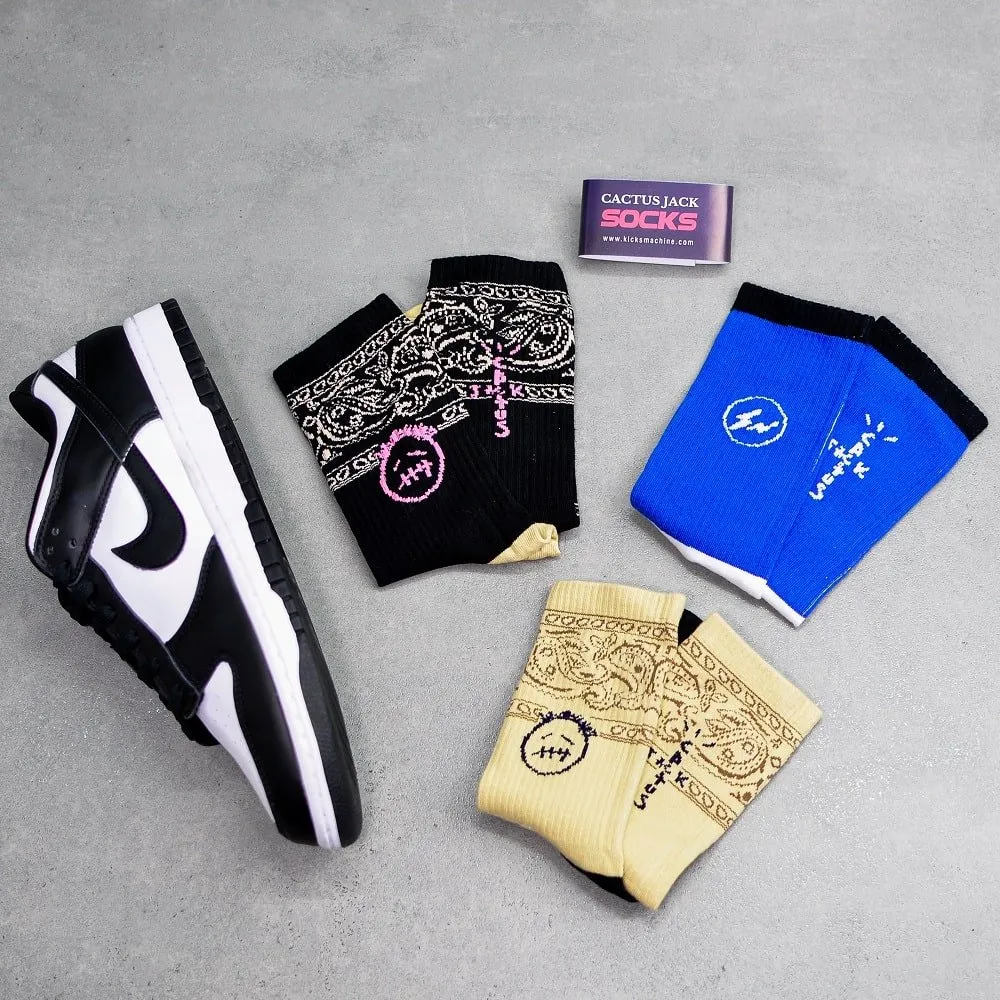 Travis Scott Socks | Travis Socks Combo  Pack of 3 | Kicks Machine