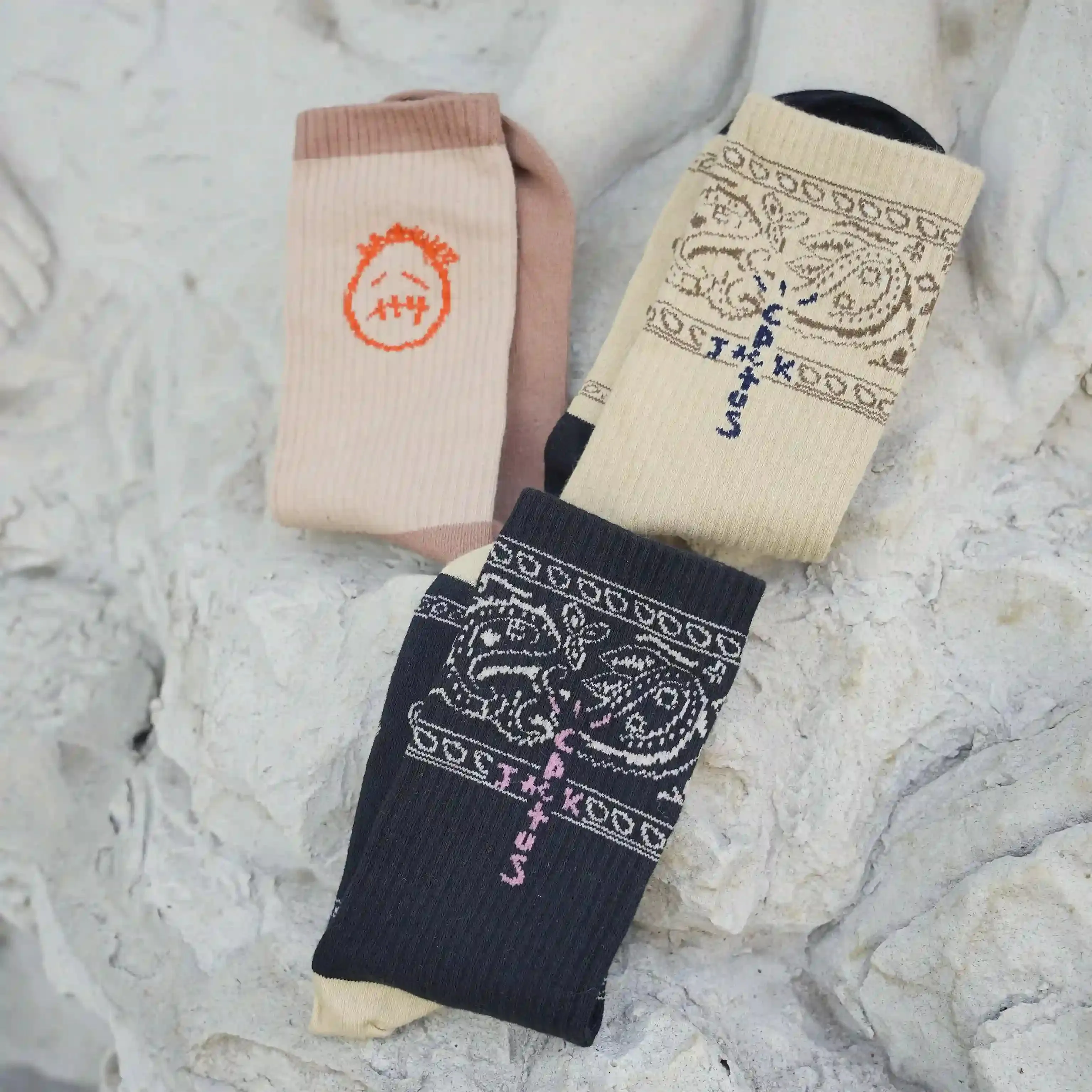 Travis Scott Socks | Travis Socks Combo  Pack of 3 | Kicks Machine