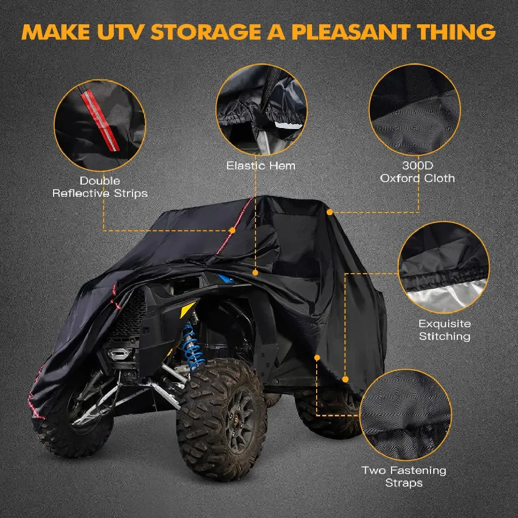 Waterproof Durable Vehicle Storage UTV Cover For Polaris RZR XP 1000 900 XP Turbo - 890095